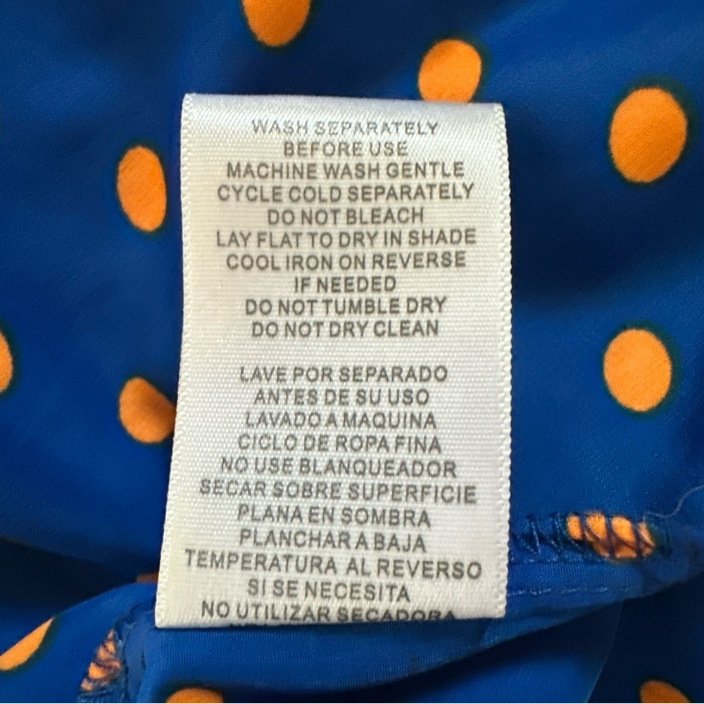 KUT For The Kloth XL Women's Button Down Long Sleeve Shirt-Polka Dot Office - Picture 9 of 12